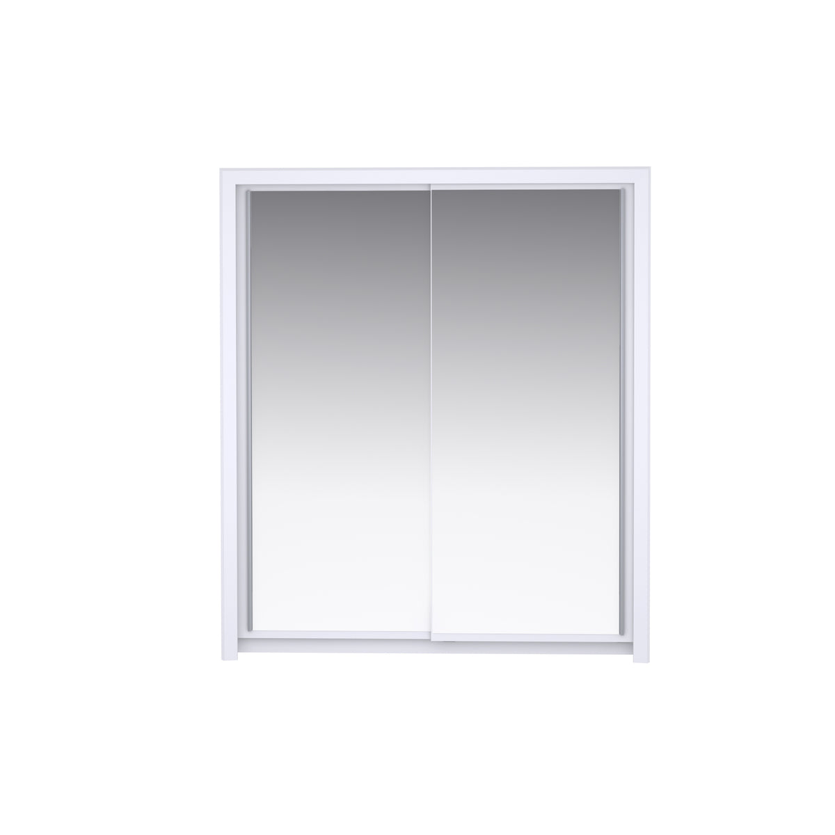 ASP - Schuifdeuren kleerkast TOUCH - Wit - Spiegeldeuren - 182x210x62cm