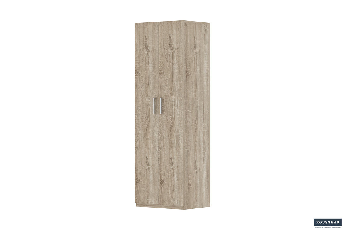Armoire de rangement 'Mike' 60 cm 2 portes Sonoma