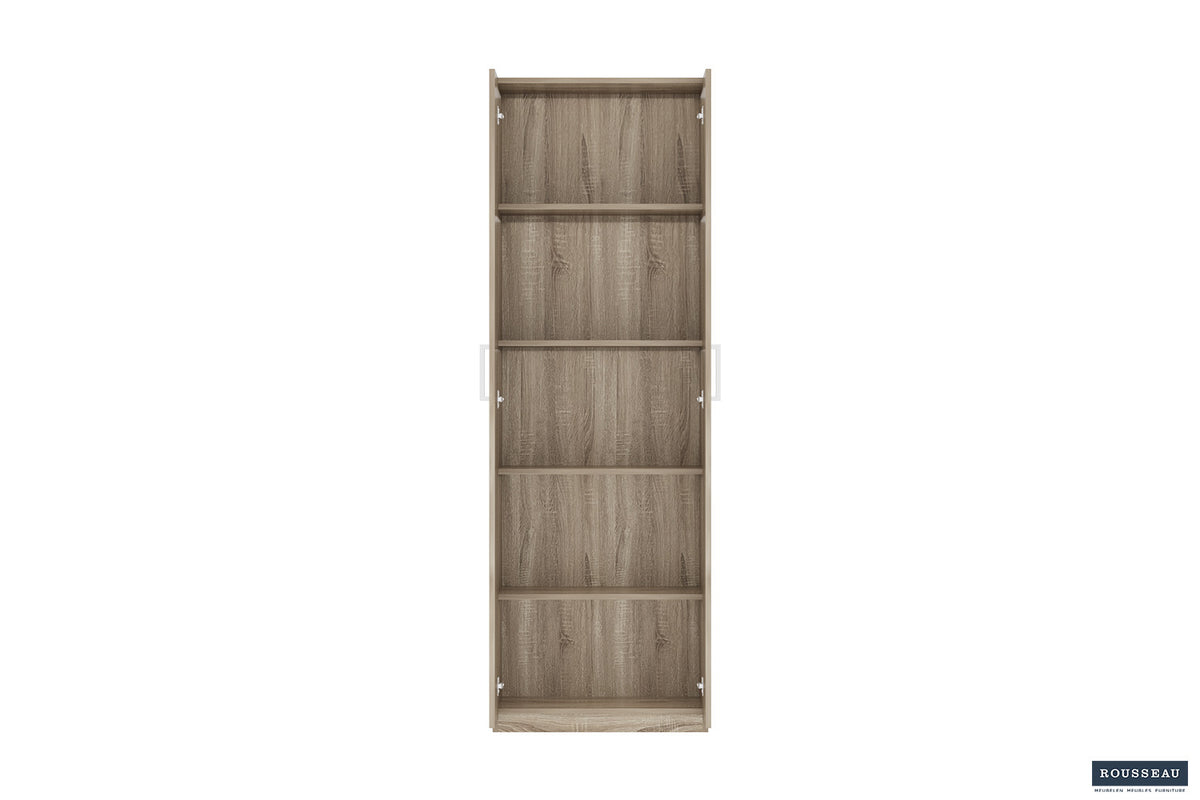 Armoire de rangement 'Mike' 60 cm 2 portes Sonoma