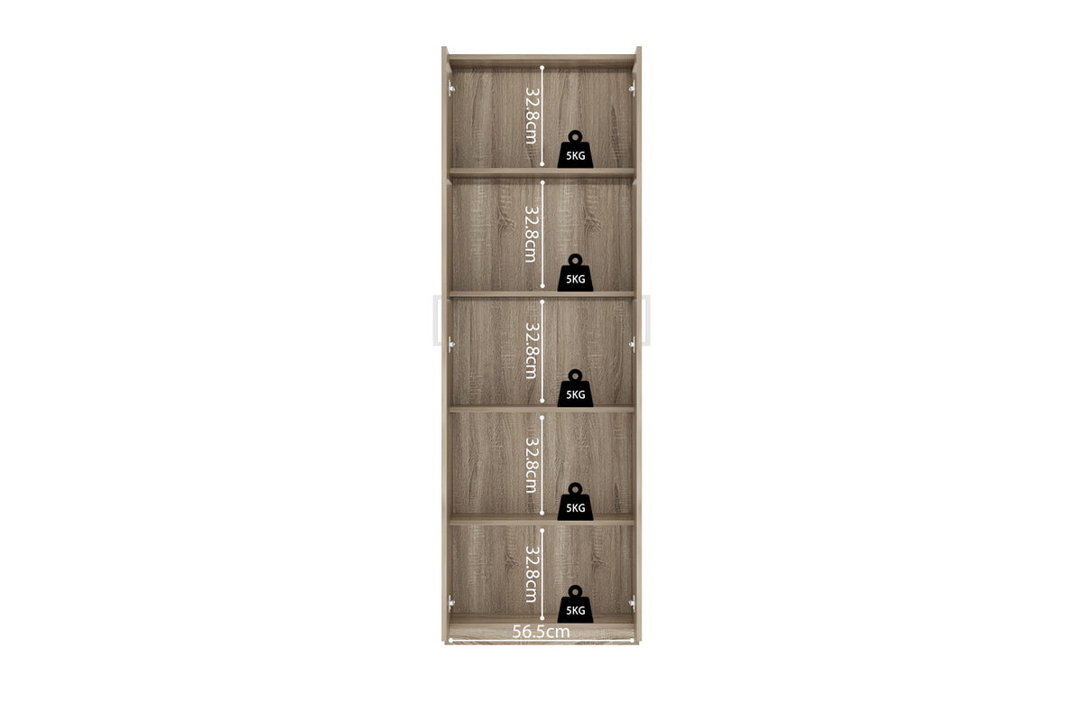 Armoire de rangement 'Mike' 60 cm 2 portes Sonoma
