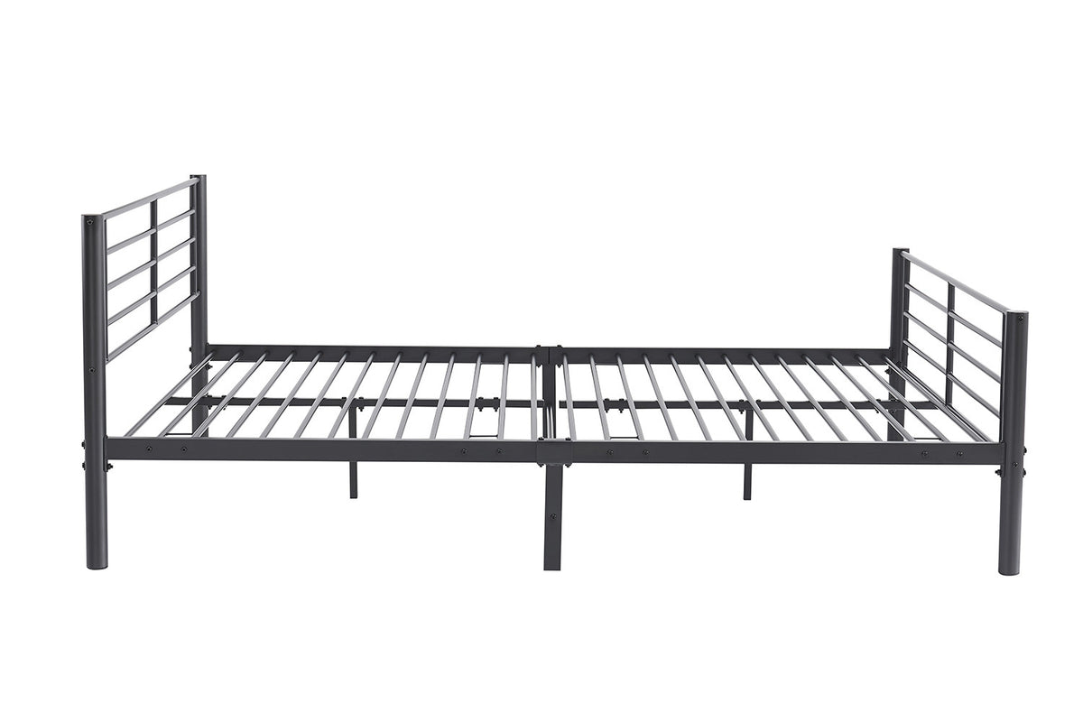 Rousseau - Bed Sammy - Metaal Donkergrijs - 140x200 cm
