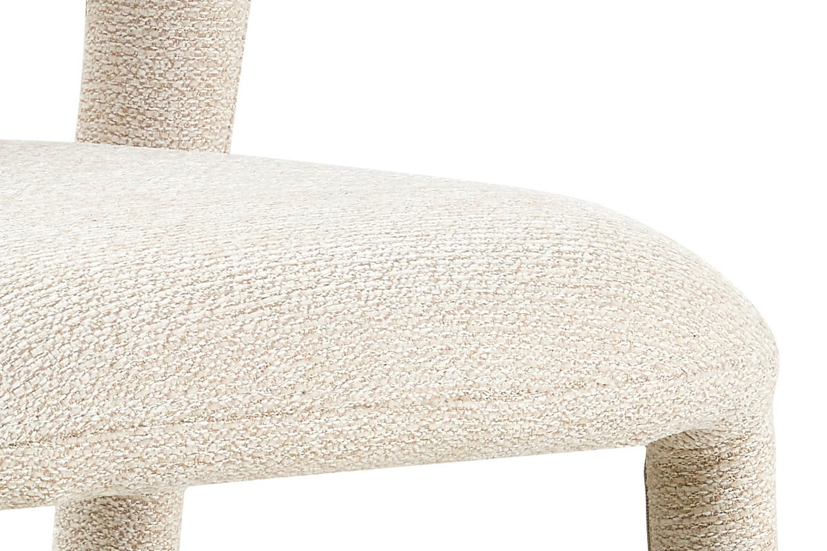 NIEUW - Stoel 'Elvas' Stapelbaar Stof Ote Sahara 112 Beige
