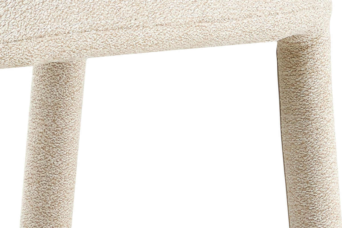 NIEUW - Stoel 'Elvas' Stapelbaar Stof Ote Sahara 112 Beige