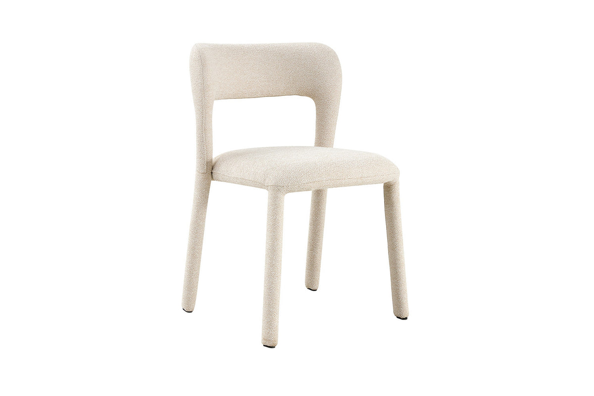 NIEUW - Stoel 'Elvas' Stapelbaar Stof Ote Sahara 112 Beige