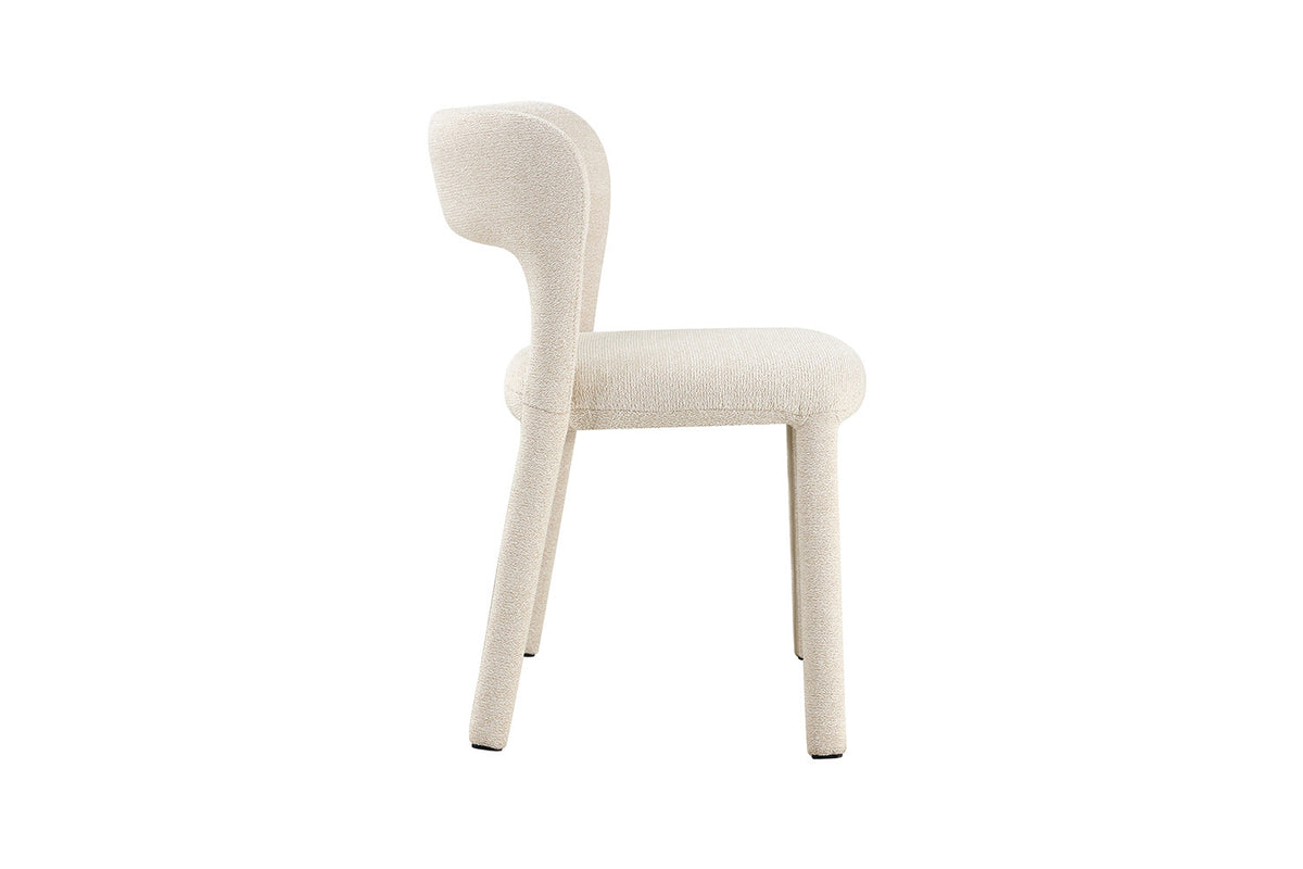 NIEUW - Stoel 'Elvas' Stapelbaar Stof Ote Sahara 112 Beige