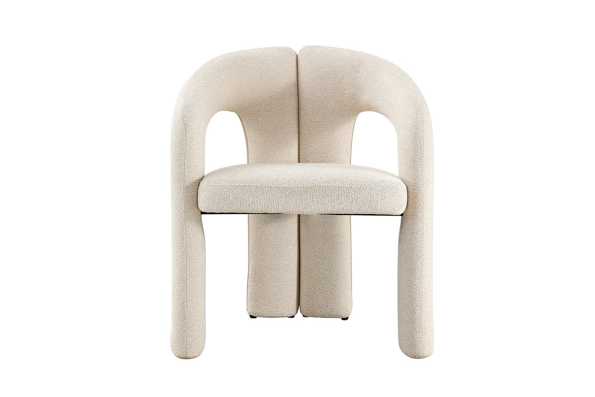 NOUVEAU - Chaise 'Beja' Tissu Ote Sahara 112 Beige