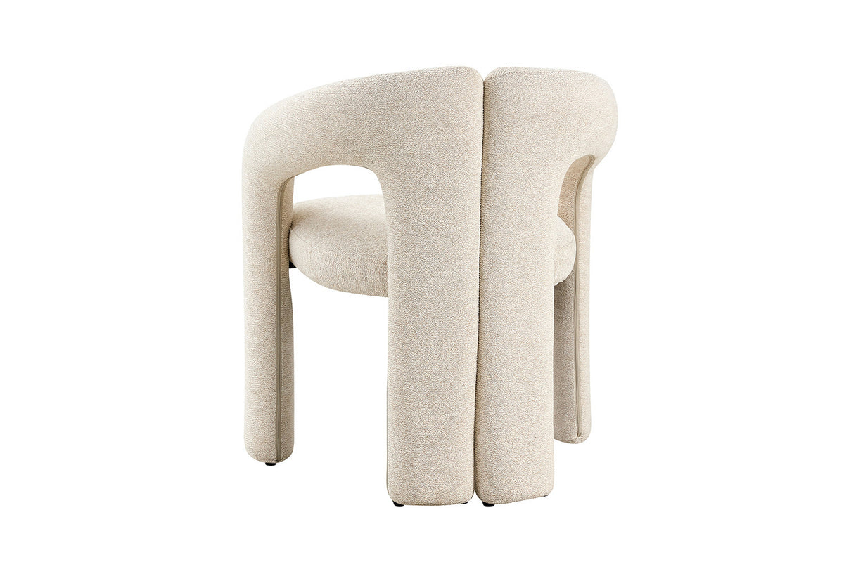 NOUVEAU - Chaise 'Beja' Tissu Ote Sahara 112 Beige