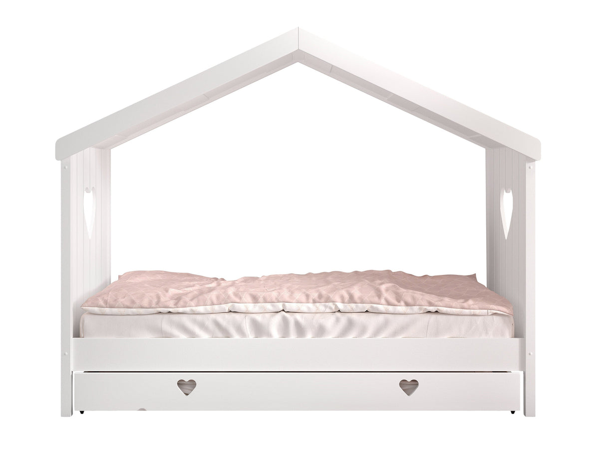 Deze AMORI-combinatie bestaat uit het open huisbed en het bijpassende rolbed.