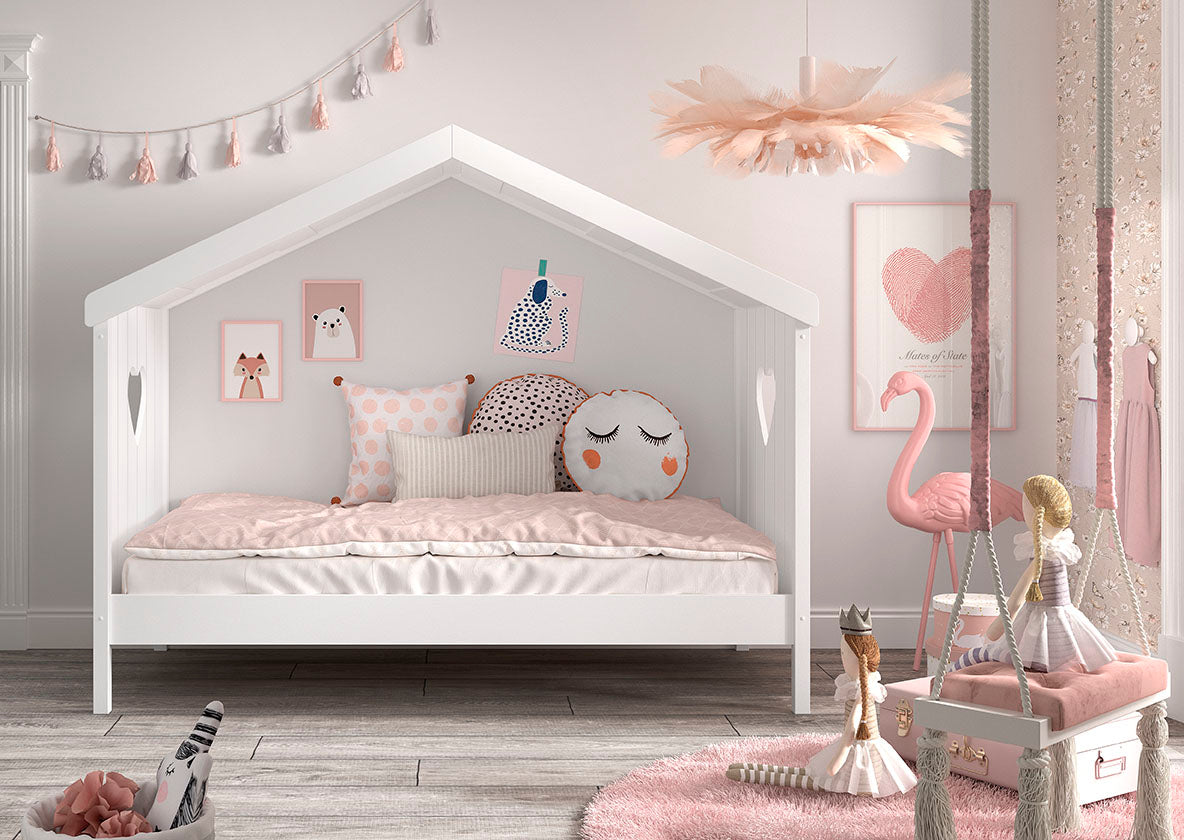 Deze AMORI-combinatie bestaat uit het open huisbed en het bijpassende rolbed.