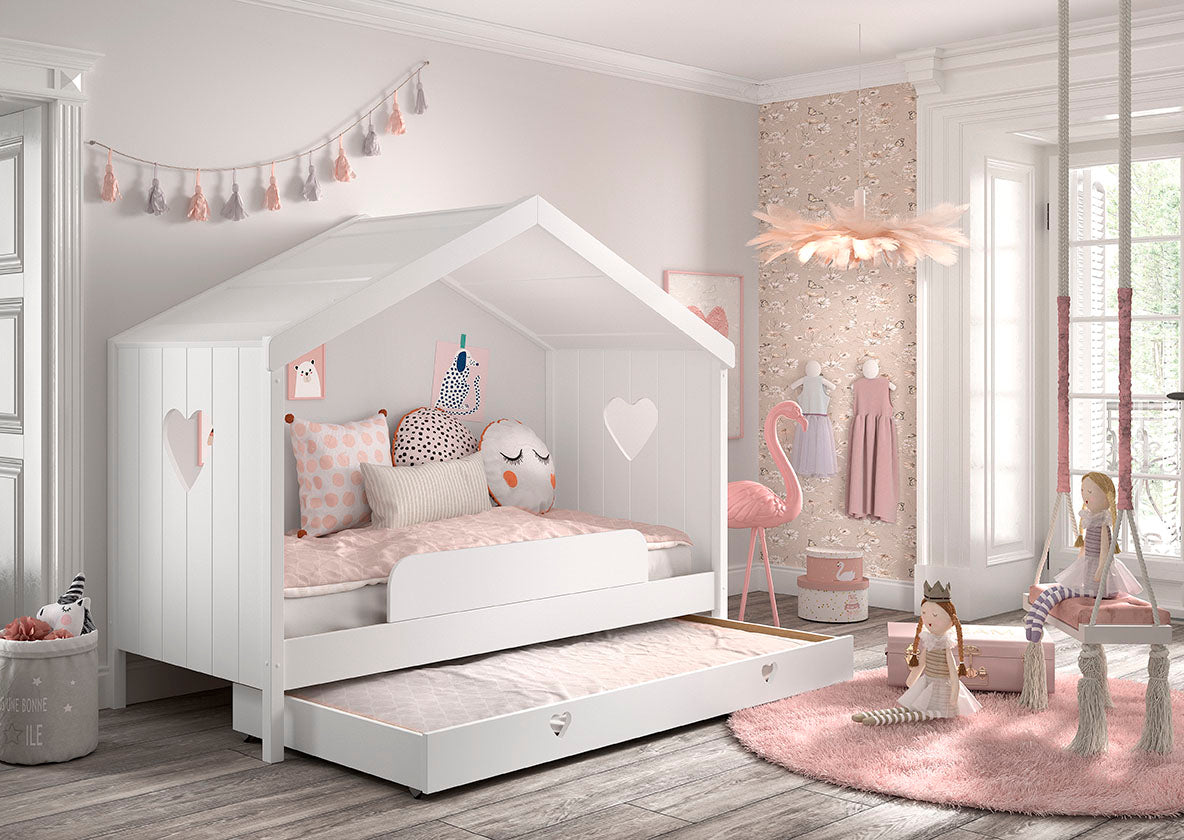 Deze AMORI-combinatie bestaat uit het open huisbed, het rolbed en de uitvalbeveiliging.