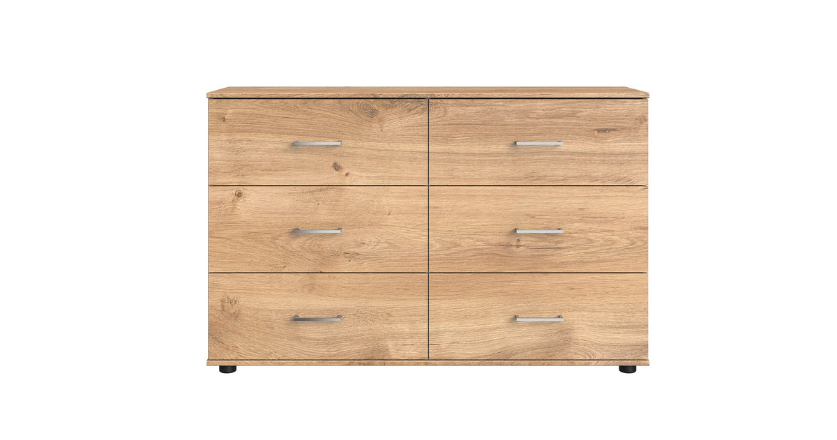 Wimex - Commode Anna - 760705 - Planken Eik/Chrome - 130x83x41cm