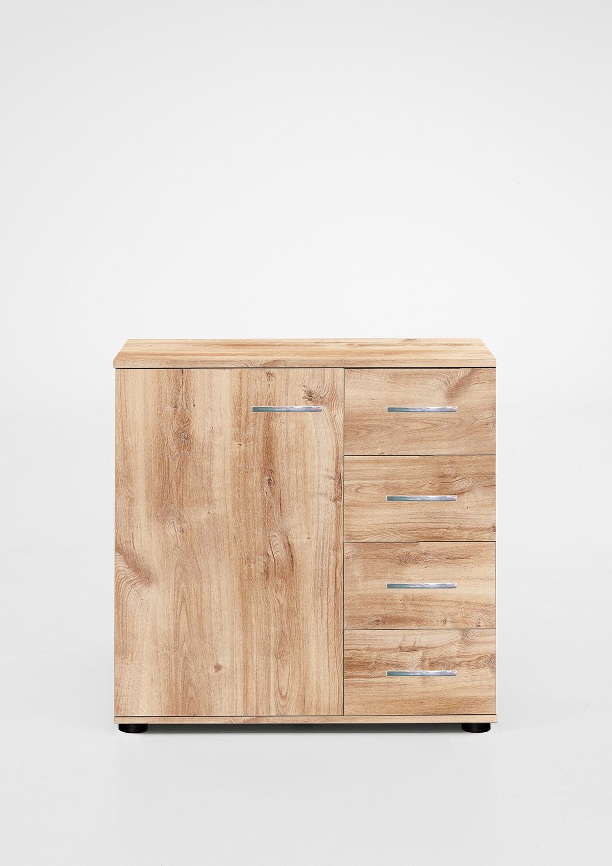 Wimex - Commode Anna - 760710 - Planken Eik/Chrome - 81x83x41cm