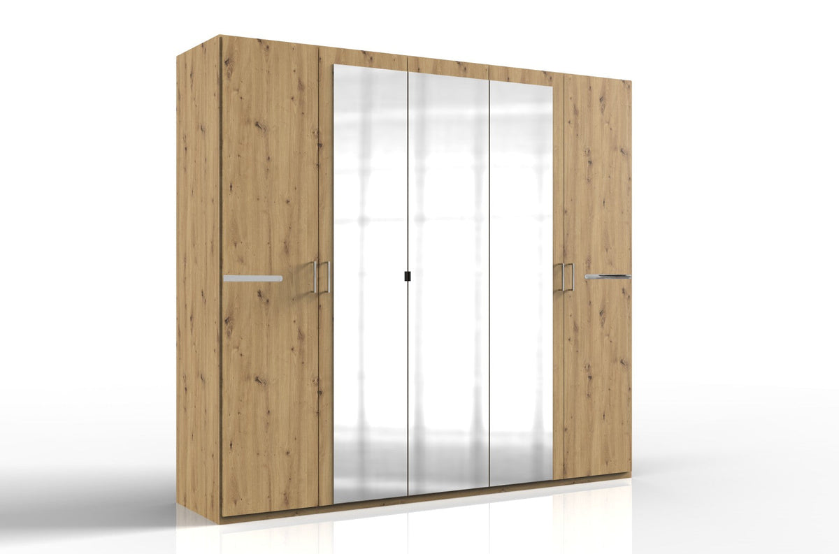 Wimex - Kleerkast Anna - 761566 - Artisan Eik/Chrome - 225x208x58cm