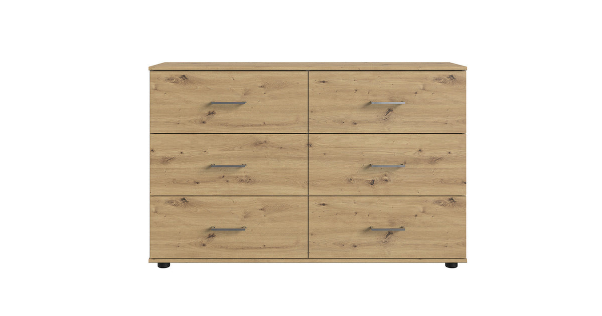 Wimex - Commode Anna - 761705 - Artisan Eik/Chrome - 130x83x41cm