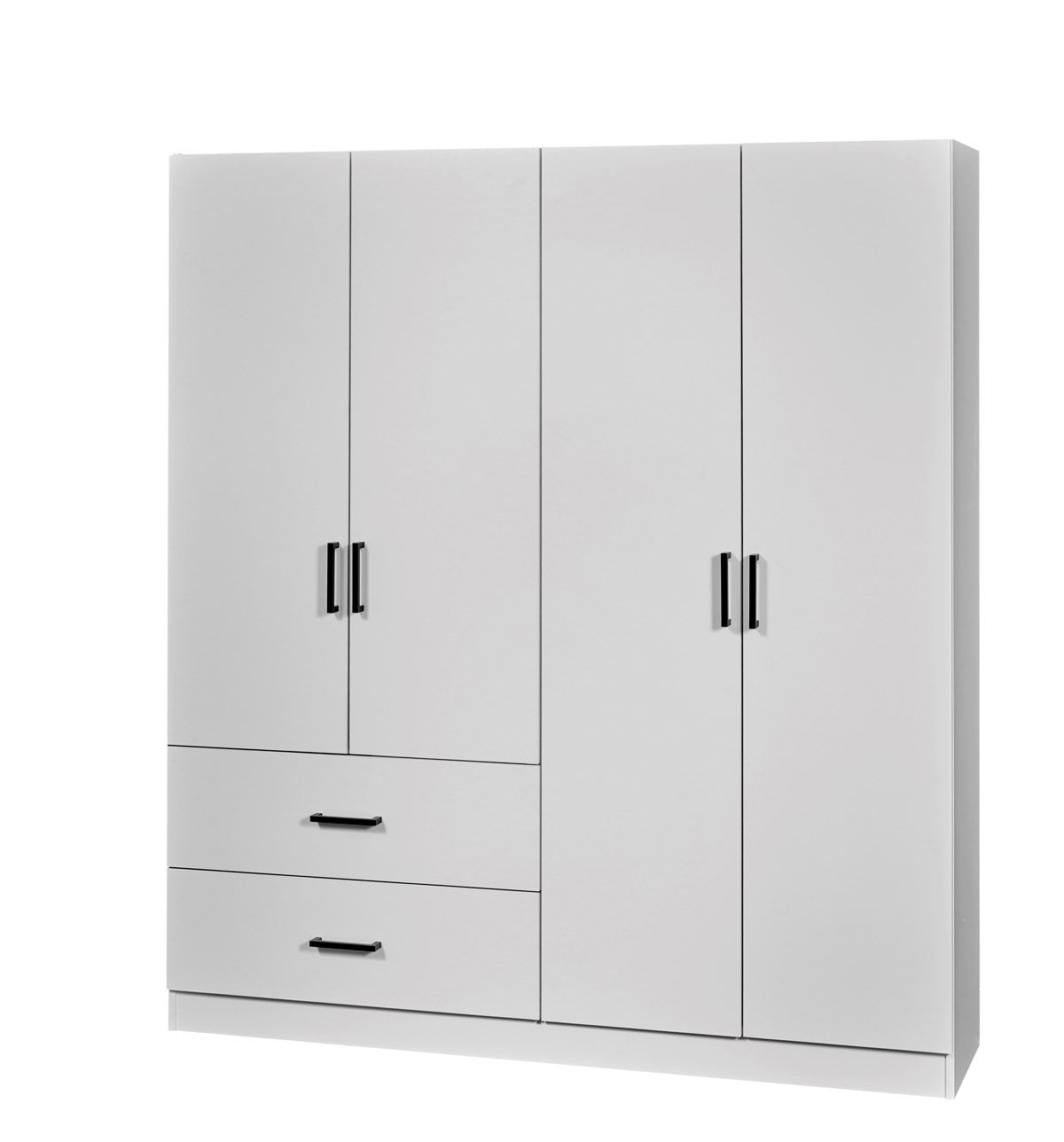 GBO - Meuble haut Wilson – 4 portes - 160x180x40 cm - Blanc