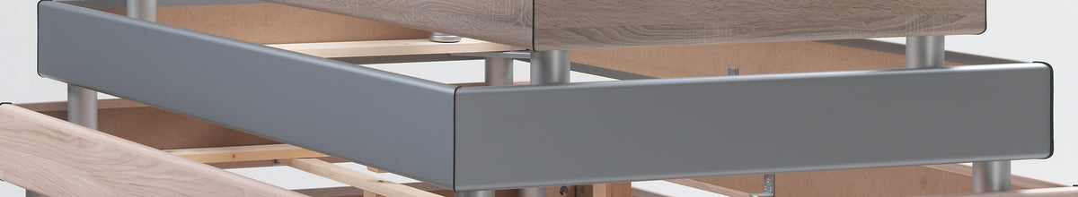 GBO - Bedframe Athena - Staalgrijs – 90 cm