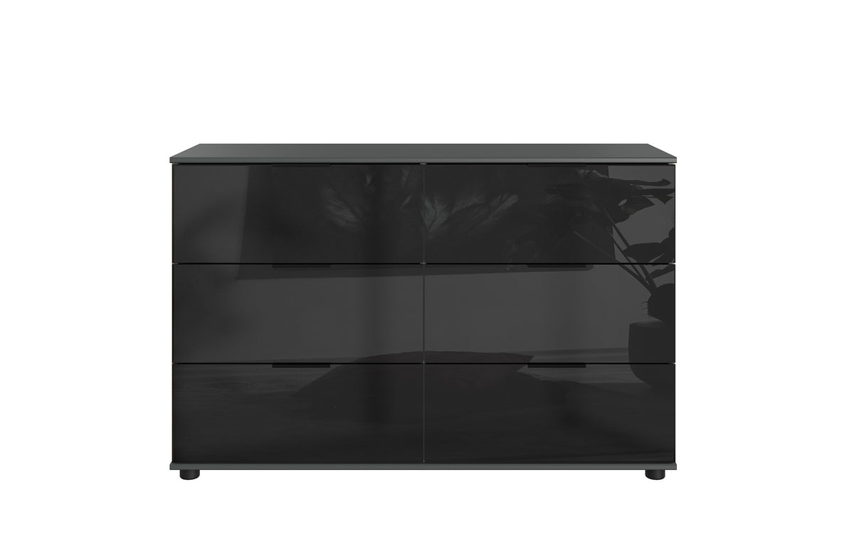 Wimex - Commode Barcelona - K69705 - Graphite/Noir - 130x83x41 cm