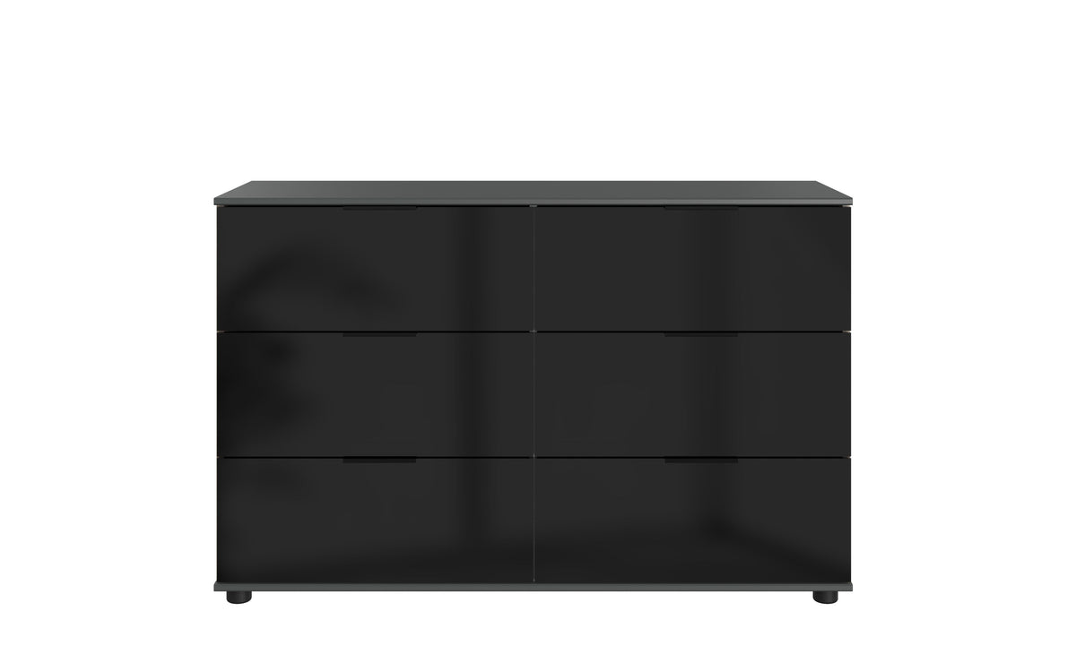 Wimex - Commode Barcelona - K69705 - Grafiet/Zwart - 130x83x41 cm