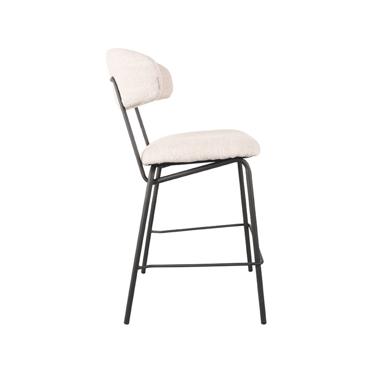 LABEL51 - Barkruk Zack - Naturel - Boucle - Zithoogte 65 cm