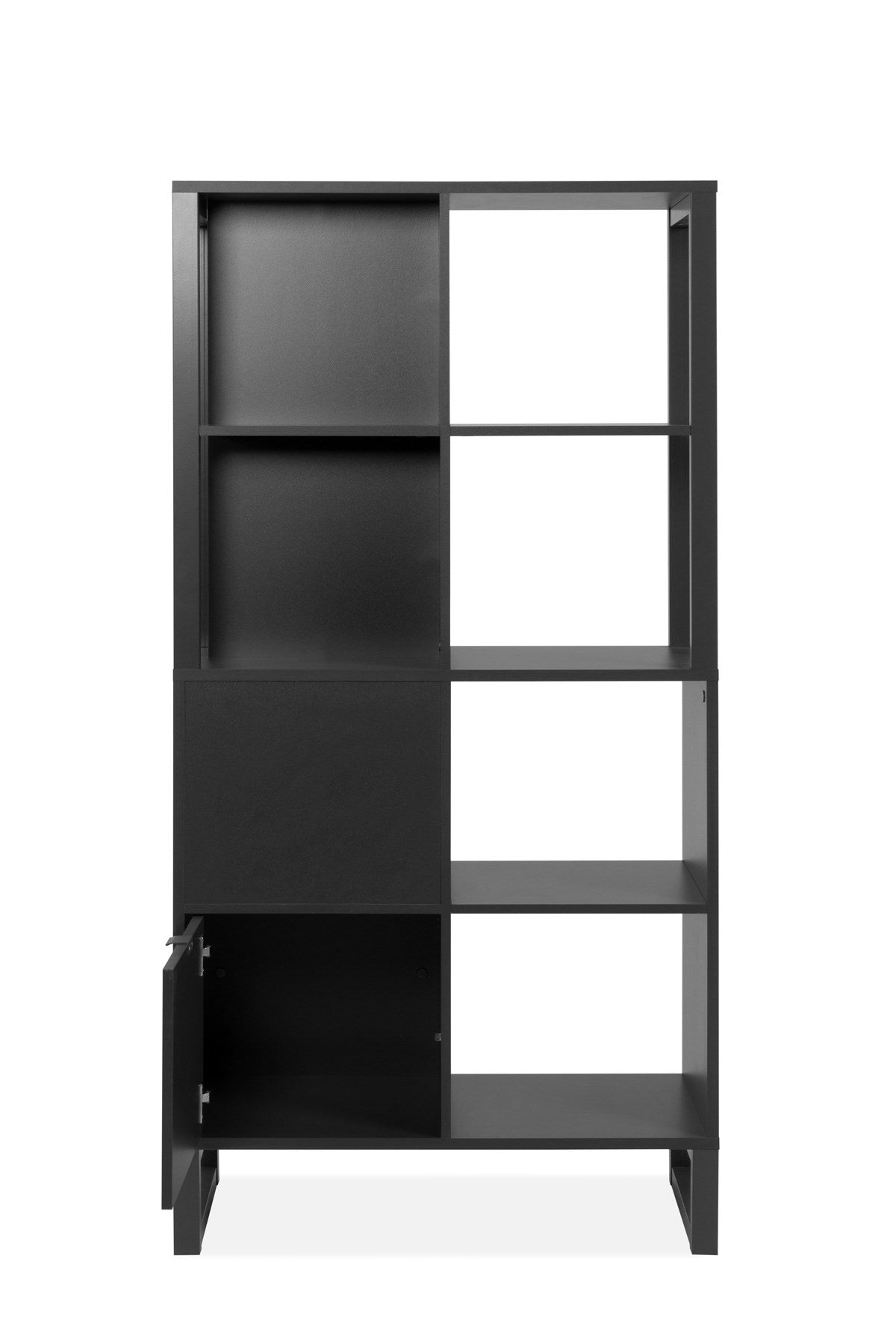 Fin - Bibliothèque Sumatra 20A - Anthracite - 83,5x165x40 cm