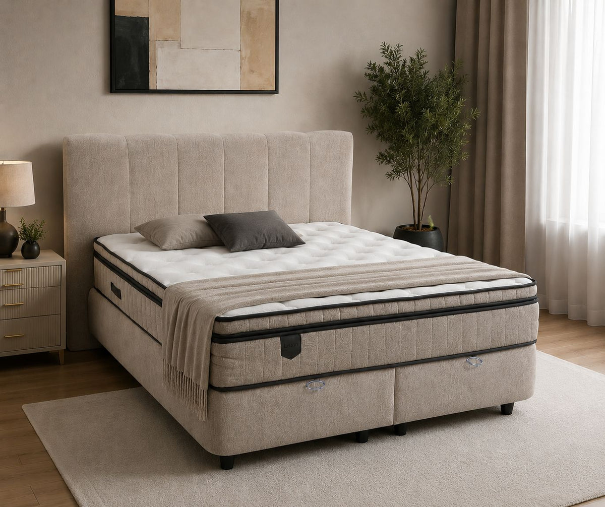 2BM - Boxspring Sovenna - Opbergruimte 180x200cm