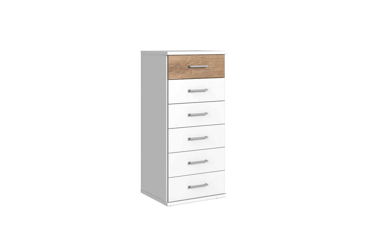 Wimex - Commode Click - 144318 - Wit/Eik - 46x106x40cm