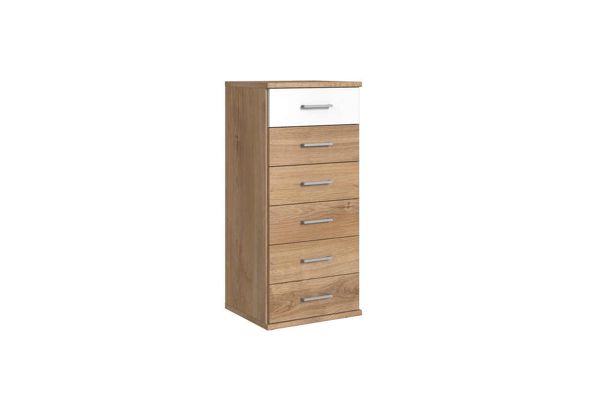 Wimex - Commode Click - 146318 - Planken Eik/Wit - 46x106x40cm