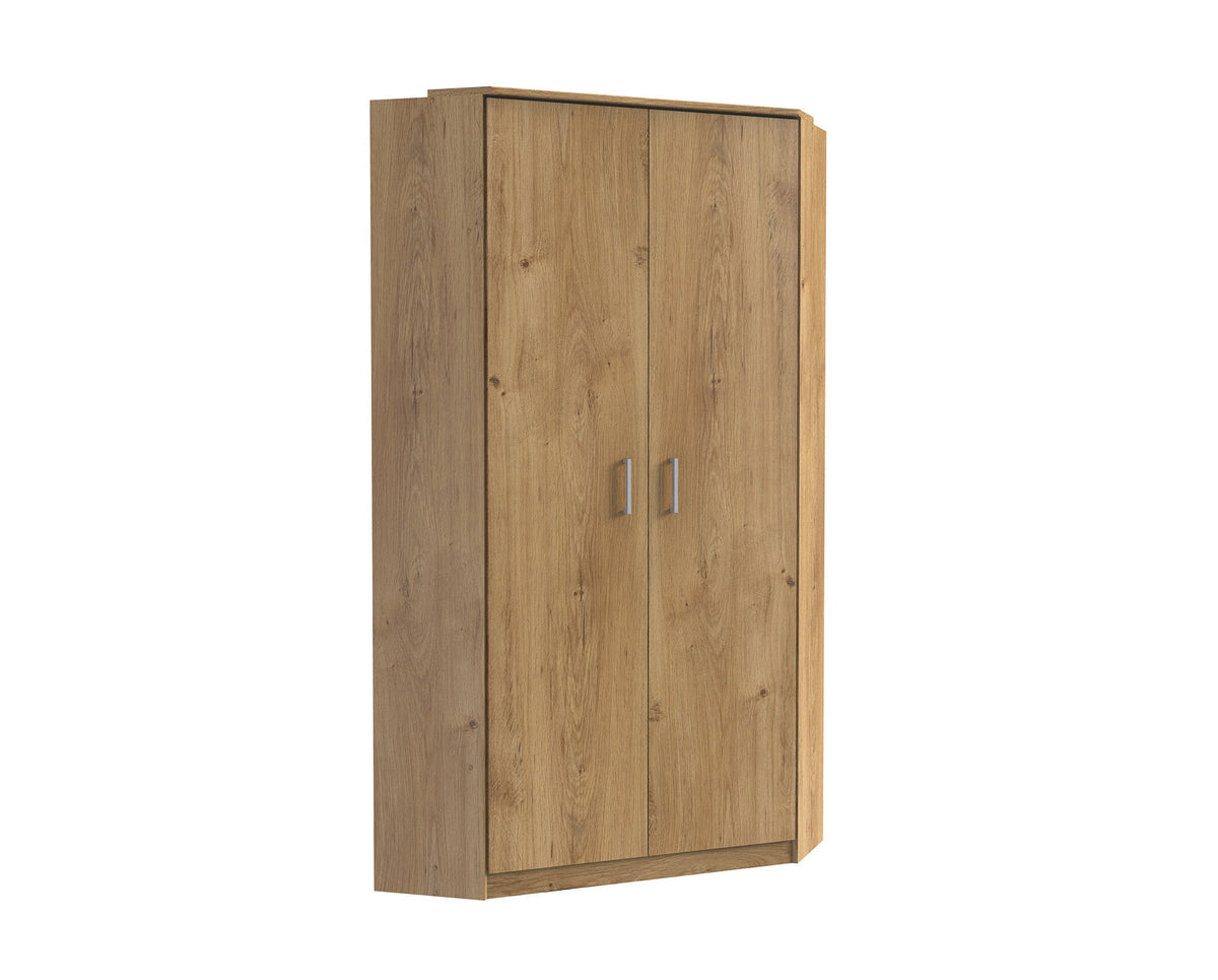 Wimex - Kleerkast Click - 146511 - Planken Eik/Wit - 95x199x58cm