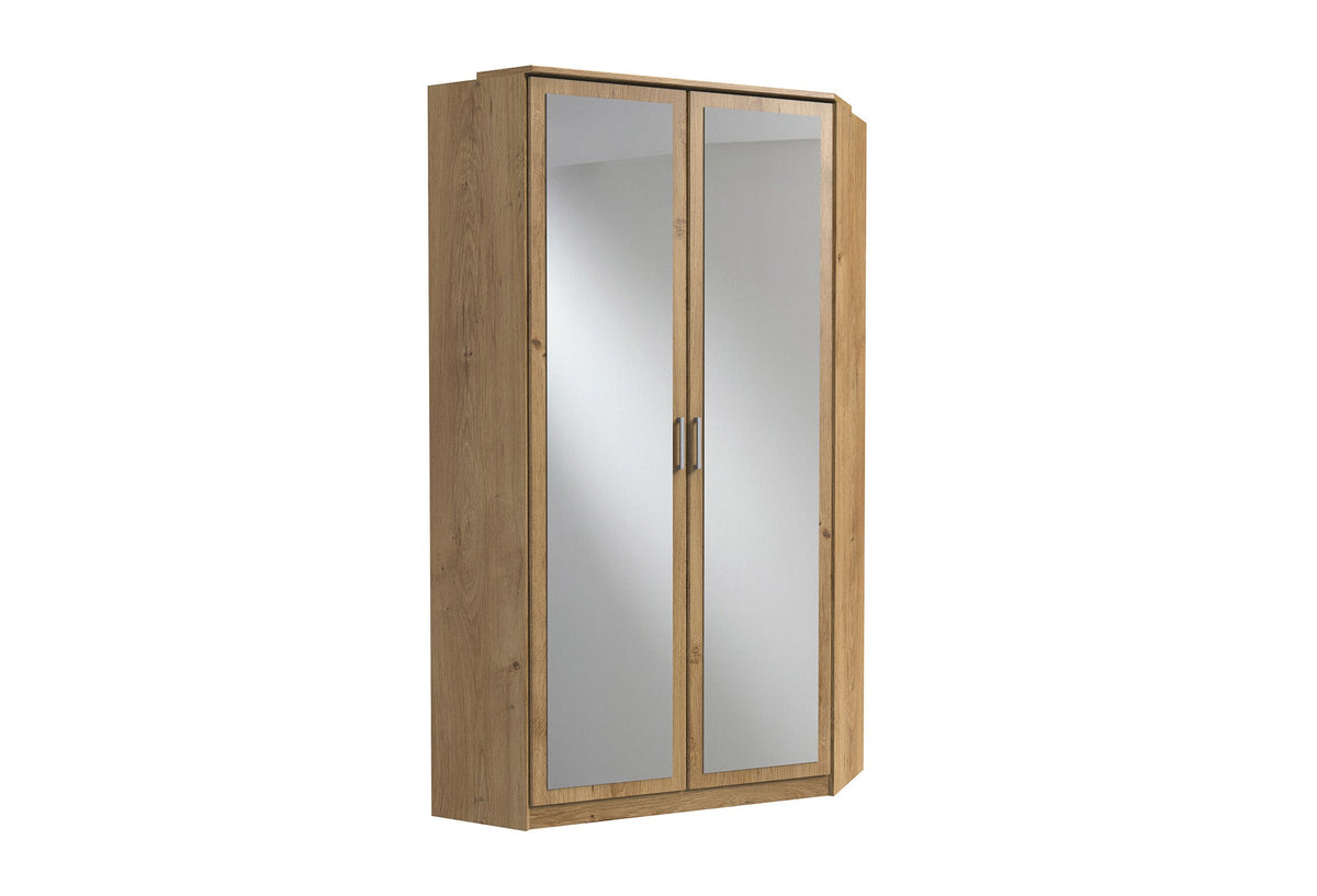 Wimex - Kleerkast Click - 146543 - Planken Eik/Wit - 95x199x58cm