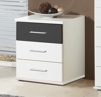 Wimex - Commode Click - 147317 - Wit/Grafiet - 46x58x40cm