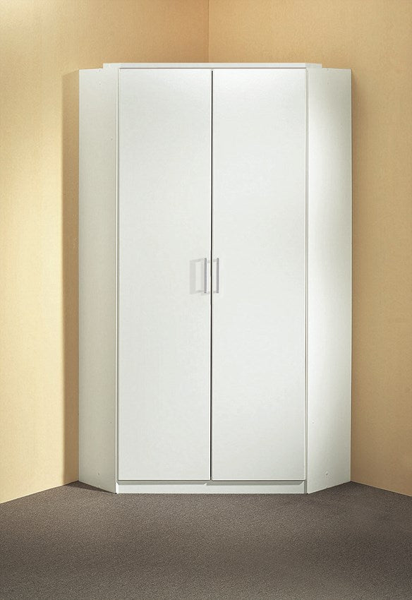 Wimex - Armoire Click - 147511 - Blanc/Graphite - 95x199x58cm