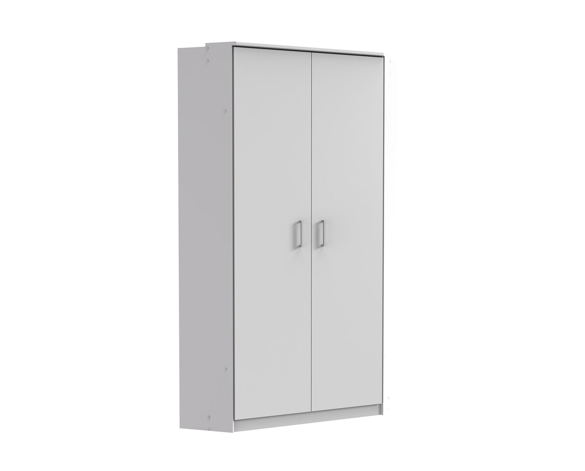 Wimex - Kleerkast Click - 152511 - Wit/Ruwe Eik - 95x199x58cm