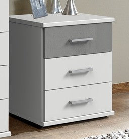 Wimex - Commode Click - 154317 - Wit/Beton - 46x58x40cm