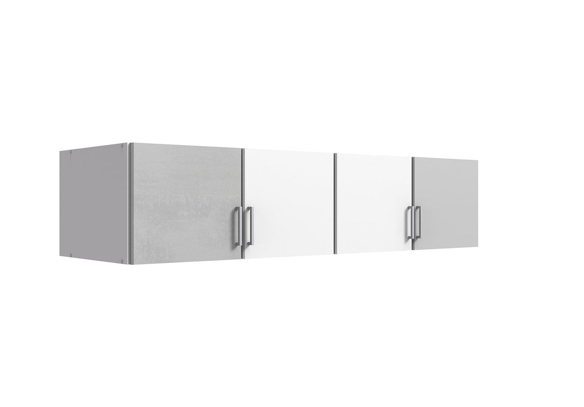 Wimex - Kastopzet Click - 154503 - Wit/Beton - 179x40x58cm