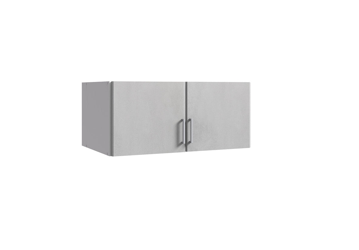 Wimex - Meuble haut Click - 154505 - Blanc/Béton - 91x40x58cm