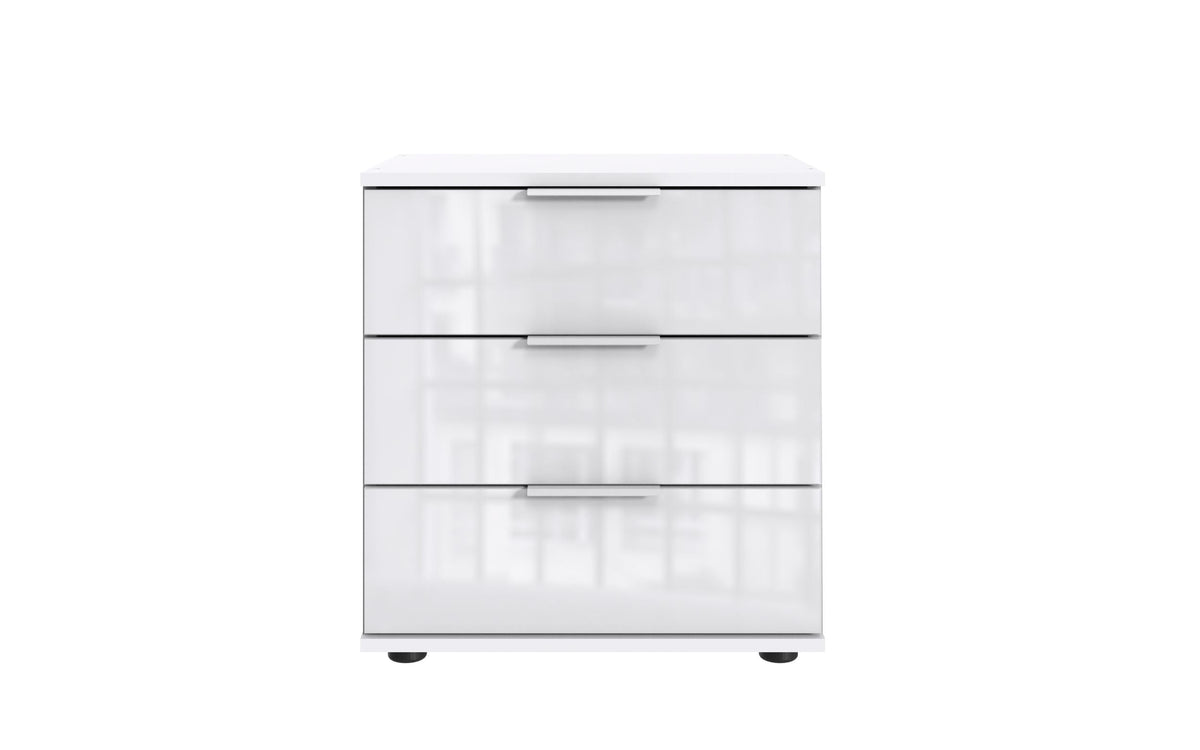 Wimex - Table de chevet haute Danzig - D47703 - Blanc - 52x58x38cm