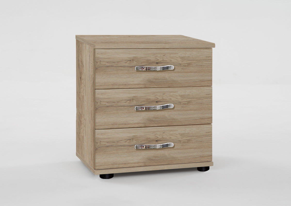 Wimex - Commode Duo - 064317 - San Remo Eik/Chroom - 46x58x40cm