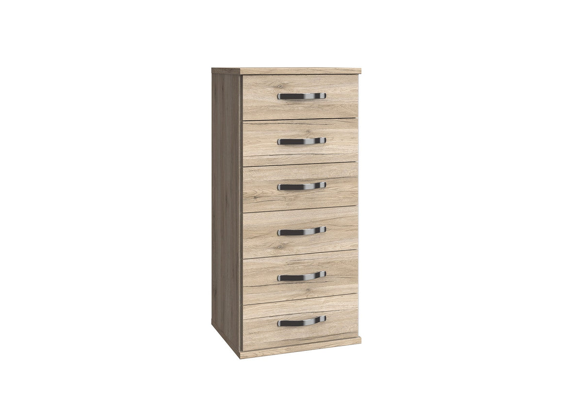 Wimex - Commode Duo - 064318 - San Remo Eik/Chroom - 46x106x40cm