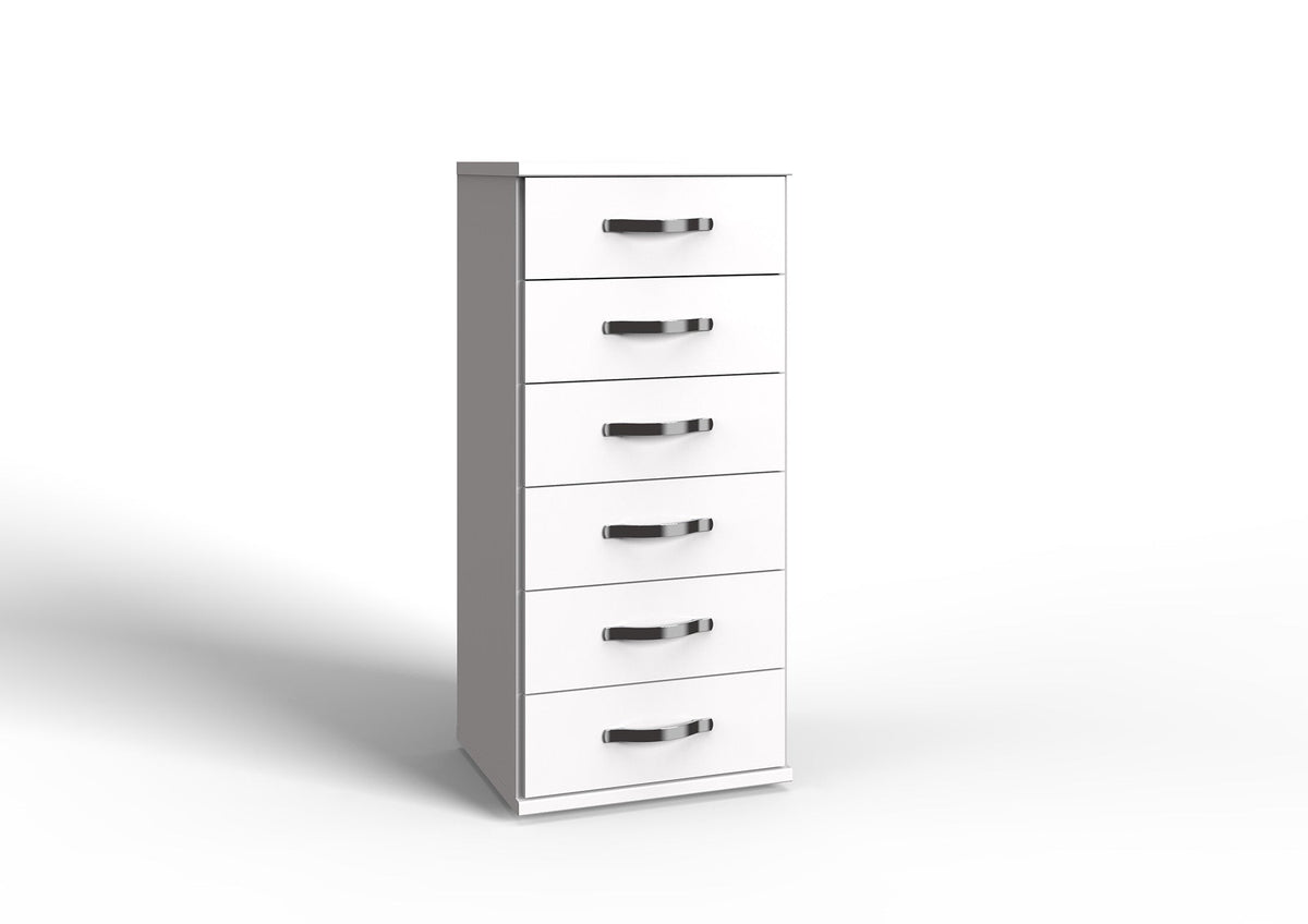 Wimex - Commode Duo - 078318 - Wit/Chroom - 46x106x40cm
