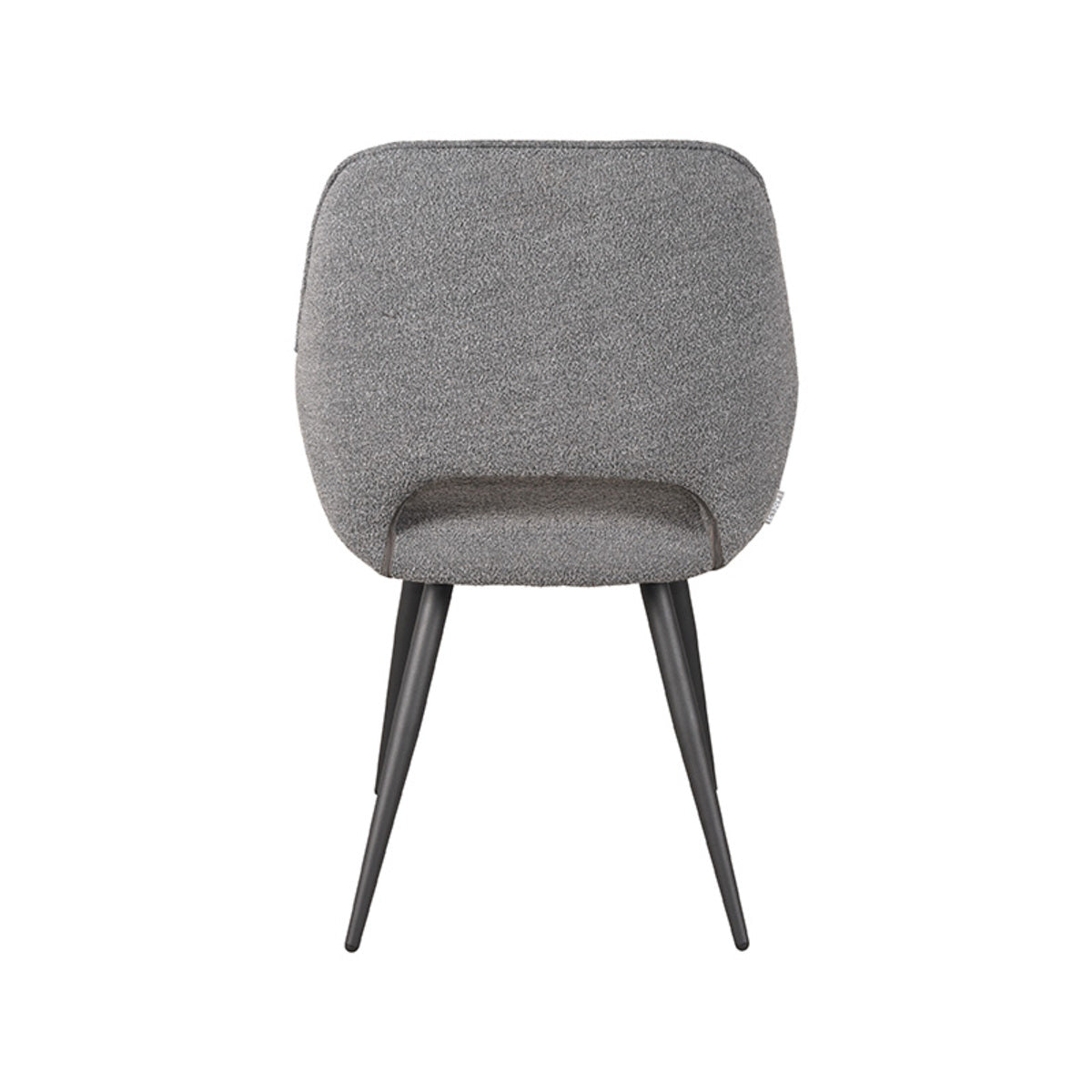 LABEL51 Chaise de salle à manger Fer - Gris - Boucle