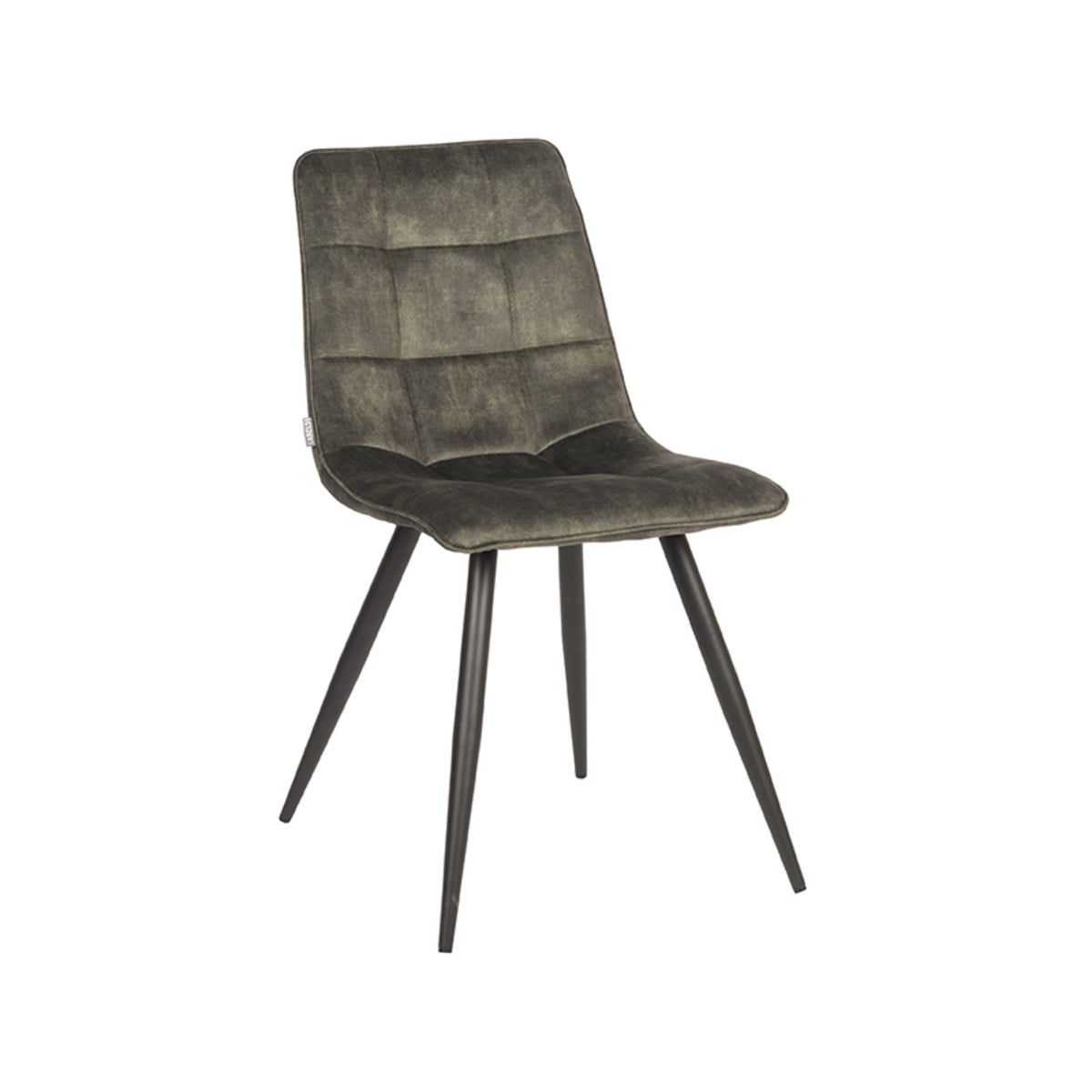 LABEL51 Chaise de salle à manger Jelt - Hunter - Velours