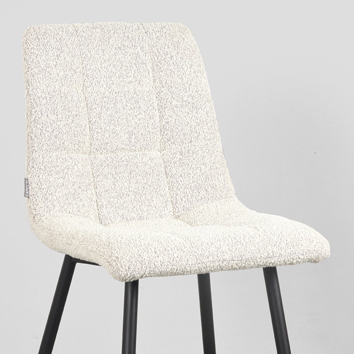 LABEL51 Chaise de salle à manger Juul - Naturel - Bouclé