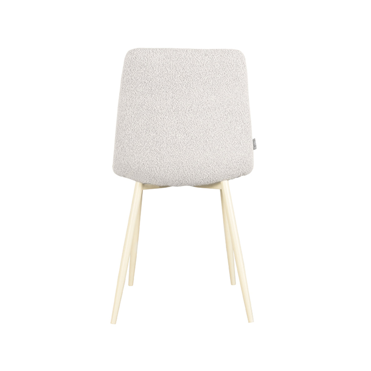 LABEL51 Chaise de salle à manger Nino - Naturel - Bouclé