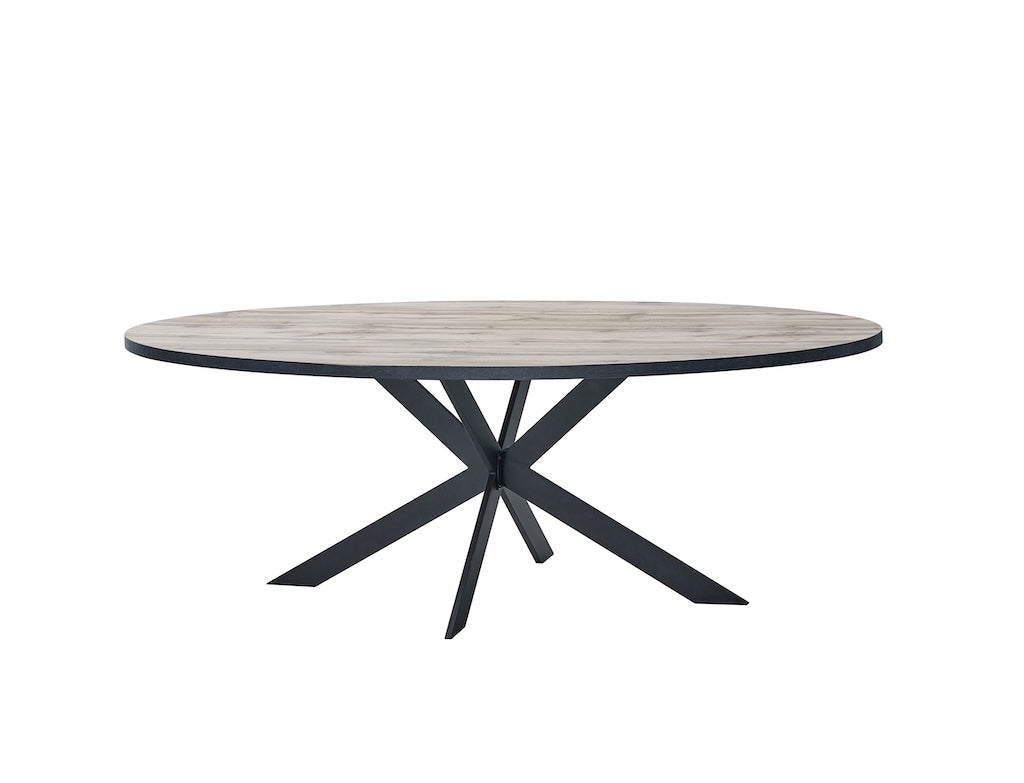 TYC - Tafel 2m20 ovaal Oriana - Canada Oak - 220x75x110cm