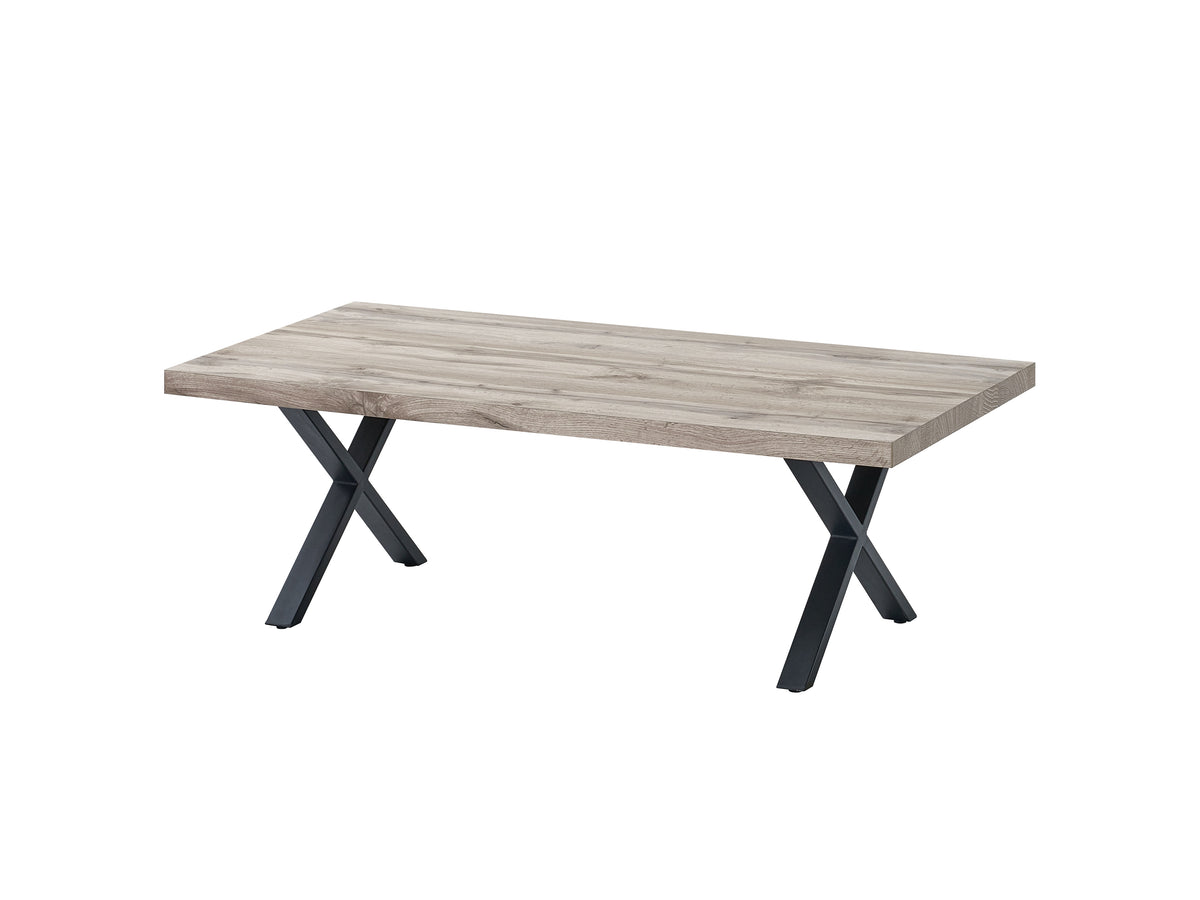 TYC - Salontafel X poot Olivier - Canada Oak - 130x44x65cm