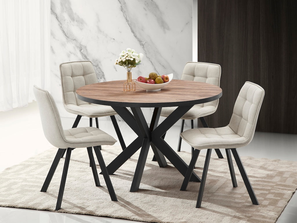 TYC - Tafel 1m20 rond Oriana - Canada Oak - 120x75x120cm
