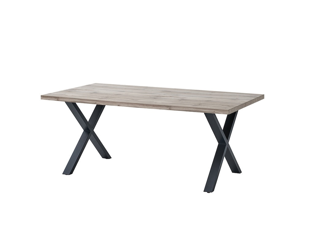 TYC - Eetkamer Olivier - 3-delige set met vitrine - Canada Oak