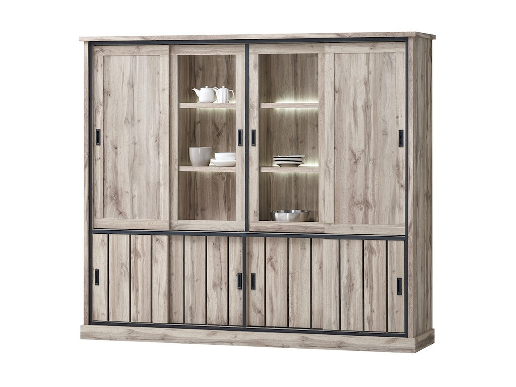 TYC - Bibliotheek Oriana - Canada Oak - 238,5x205x46cm