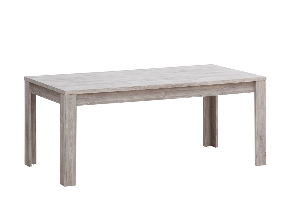 TYC - Table de salle à manger 190 Oona - Chêne Gris Nouveau - 190x76x90cm