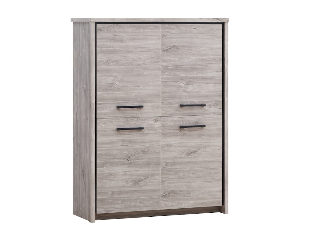 TYC - Eetkamer Oona - 3-delige set met barkast - New Grey Oak